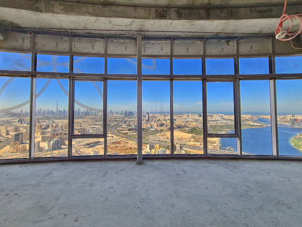 2-Stock Penthouse | 360°-Blick | Rohbau