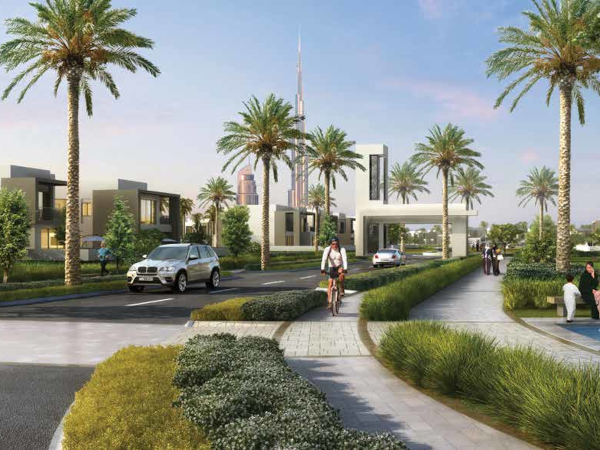 Begehrte Sidra Dubai Villa im Grünen